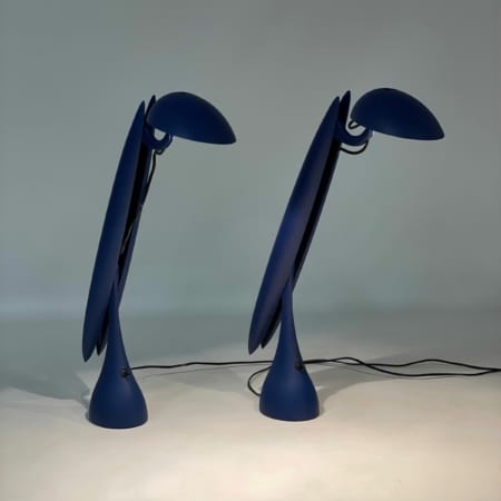 Pair Heron Table Lamps by Isao Hosoe for Luxo, 1990s