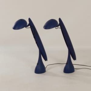 Pair Heron Table Lamps by Isao Hosoe for Luxo, 1990s