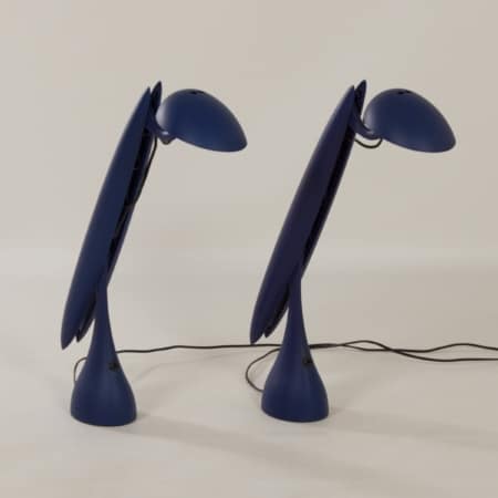 Pair Heron Table Lamps by Isao Hosoe for Luxo, 1990s