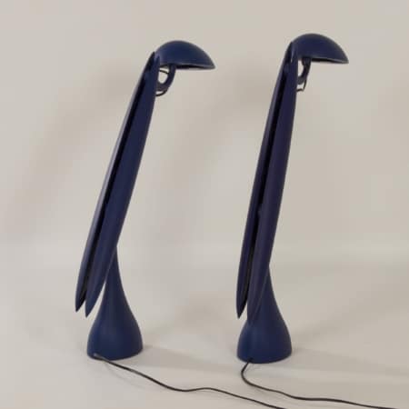 Pair Heron Table Lamps by Isao Hosoe for Luxo, 1990s