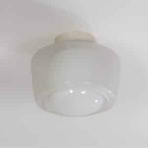 Vintage Ceiling Lamp with two Glass Shades by Niko, 1960s