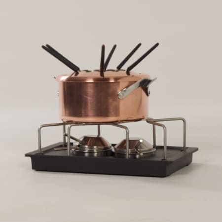 Danish Fondue set by Henning Koppel for Georg Jensen, 1970s