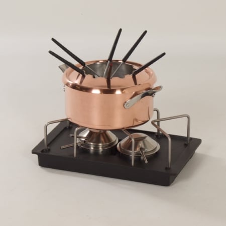 Danish Fondue set by Henning Koppel for Georg Jensen, 1970s