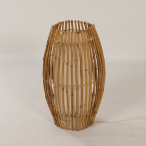 Vintage Bamboo Floor or Table Lamp, 1970s