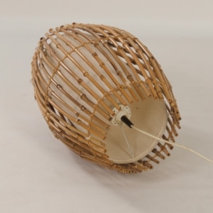 Vintage Bamboo Floor or Table Lamp, 1970s