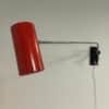 Red Wall lamp &#8217;39&#8217; by Willem Hagoort for Hagoort Lamps, 1960s