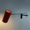 Red Wall lamp &#8217;39&#8217; by Willem Hagoort for Hagoort Lamps, 1960s
