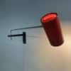 Red Wall lamp &#8217;39&#8217; by Willem Hagoort for Hagoort Lamps, 1960s
