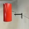 Red Wall lamp &#8217;39&#8217; by Willem Hagoort for Hagoort Lamps, 1960s