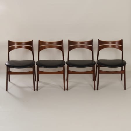 Teak Dining Chairs by Erik Buck for CHR. Christensens, 1960 &#8211; Set of 4