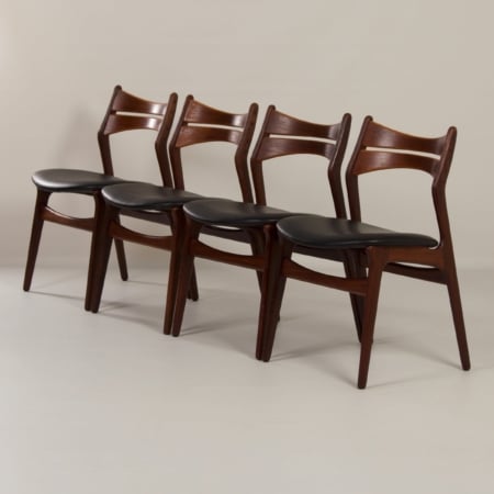 Beech Butterfly chairs by Arne Jacobsen for Fritz Hansen, 1990s | Set of 4
