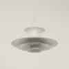 Danish Hanging Lamp Radius by Eric Balslev for Fog &#038; Mørup, 1970s