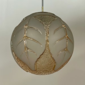 Large Crystal Pendant Lamp by Peill &amp; Putzler, 1970s