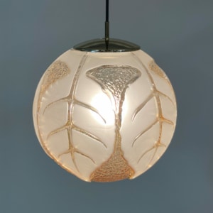 Large Crystal Pendant Lamp by Peill &amp; Putzler, 1970s