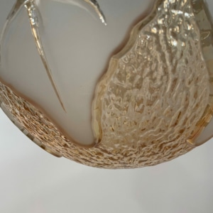 Large Crystal Pendant Lamp by Peill &amp; Putzler, 1970s