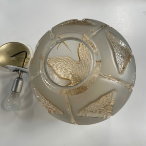 Large Crystal Pendant Lamp by Peill &amp; Putzler, 1970s