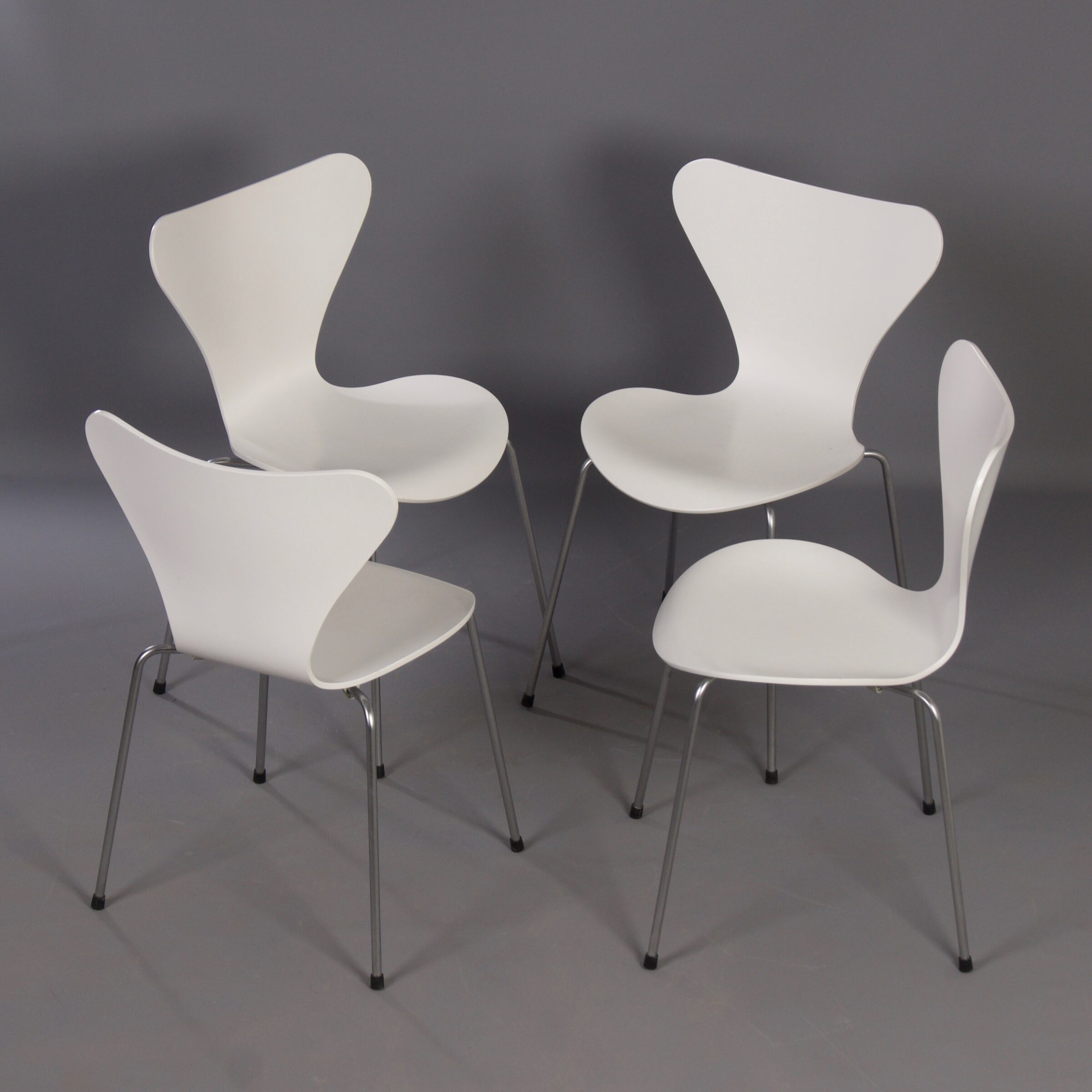 Chair Seat Risers for Arne Jacobsen Chairs, White