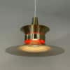 Danish hanging lamp by Bent Nordsted for Lyskaer Belysning, 1970s.