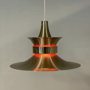 Danish hanging lamp by Bent Nordsted for Lyskaer Belysning, 1970s.