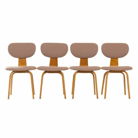 Dining Room Chairs SB02 by Cees Braakman for Pastoe, 1950s – 4 Pieces, Reupholstered