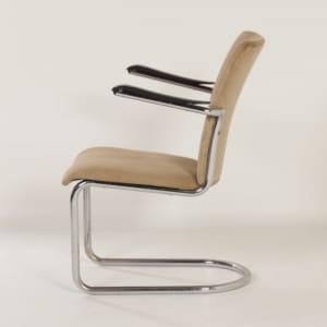 Armchair by Toon de Wit for De Wit, 1940s &#8211; New Rib Fabric.