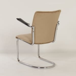 Armchair by Toon de Wit for De Wit, 1940s &#8211; New Rib Fabric.