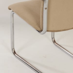 Armchair by Toon de Wit for De Wit, 1940s &#8211; New Rib Fabric.