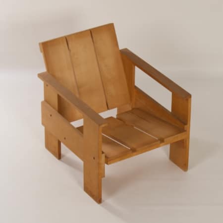 Crate Chair by Gerrit Rietveld for Cassina, 1980s