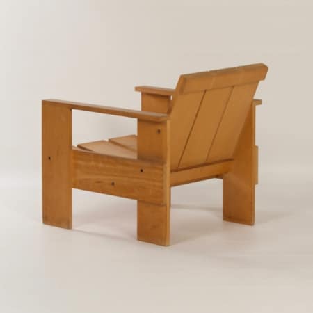 Crate Chair by Gerrit Rietveld for Cassina, 1980s