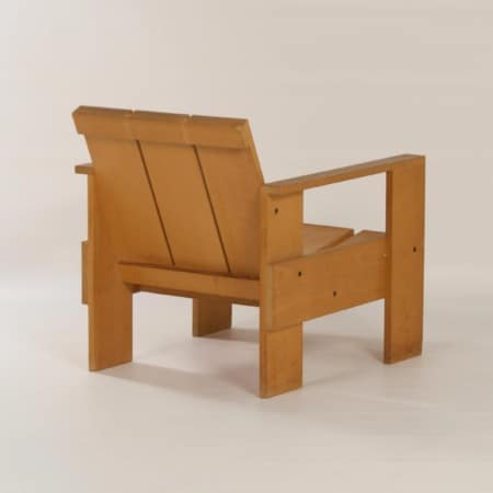 Crate Chair by Gerrit Rietveld for Cassina, 1980s