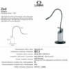 Table Lamp ZED by Tommaso Cimini for Lumina, 1990s
