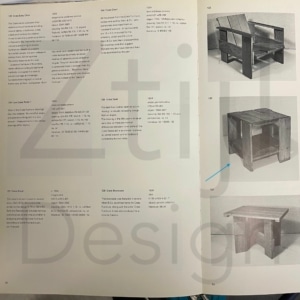 Crate Table by Gerrit Rietveld for Cassina, 1980s