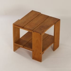 Crate Table by Gerrit Rietveld for Cassina, 1980s