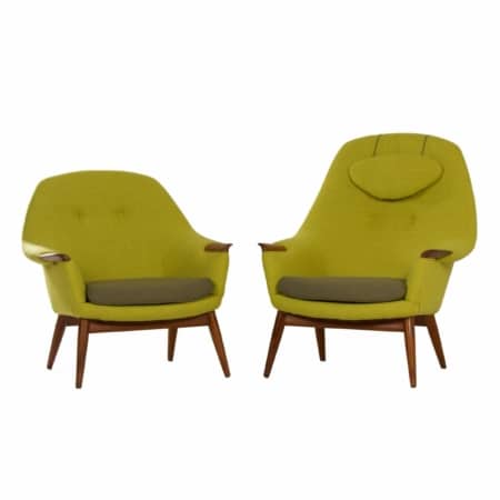 Pair Stokke Armchairs by Gerhard Berg for Westnofa, 1960s