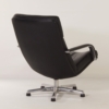 Black F154 Swivel Chairs by Geoffrey Harcourt voor Artifort, 1980s | Set of 2 in Leather