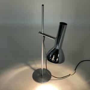 Table Lamp in Chromed Metal by Hustadt Leuchten, 1970s