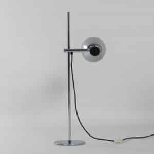 Table Lamp in Chromed Metal by Hustadt Leuchten, 1970s