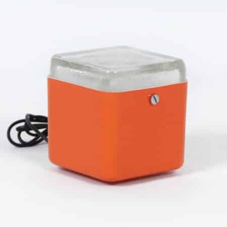 Italian Table Lamp by Lamperti Robbiate, 1970s, Orange