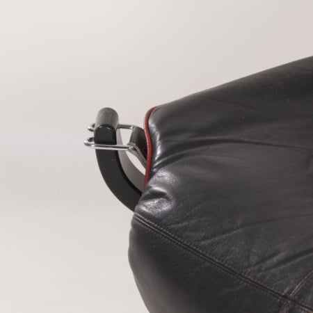 Falcon Chair by Sigurd Ressel for Vatne Mobler, 1970s &#8211; Black Leather