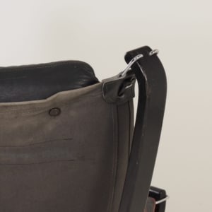 Falcon Chair by Sigurd Ressel for Vatne Mobler, 1970s &#8211; Black Leather