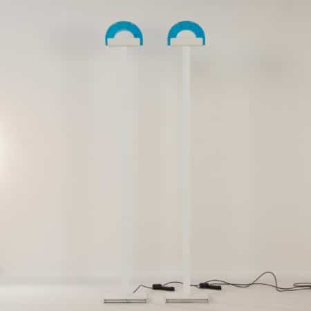 Set Alba Floor lamps by Renato Toso &#038; Roberto Pamio for Leucos, 1980s