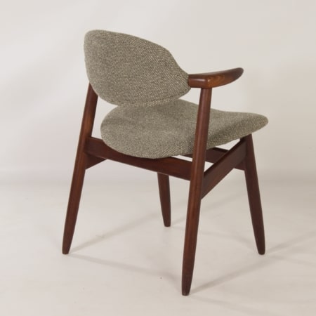 Teak Cow Horn Chair for Hulmefa, 1960s