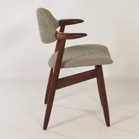 Teak Cow Horn Chair for Hulmefa, 1960s