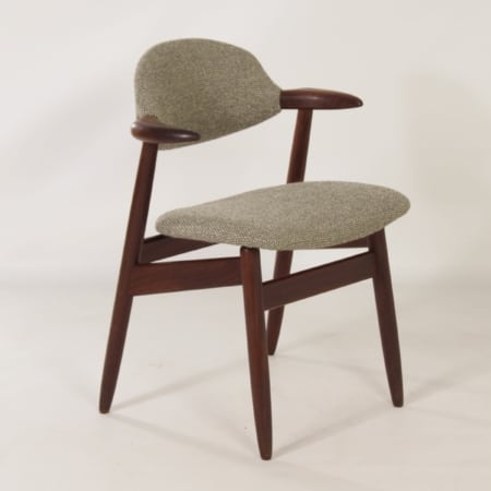 Teak Cow Horn Chair for Hulmefa, 1960s