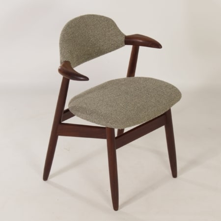 Teak Cow Horn Chair for Hulmefa, 1960s