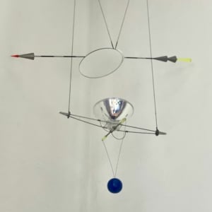 Artwork &#038; Light Sculpture &#8220;Ilo Ilu&#8221; by Ingo Maurer and Design Team, 1980s