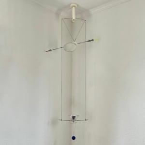 Artwork &#038; Light Sculpture &#8220;Ilo Ilu&#8221; by Ingo Maurer and Design Team, 1980s