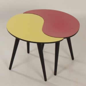 Unique Set Yin-Yang Coffee or Side Tables, 1950s