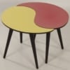 Unique Set Yin-Yang Coffee or Side Tables, 1950s