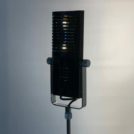 Italian floor lamp in the shape of a microphone, 1980s